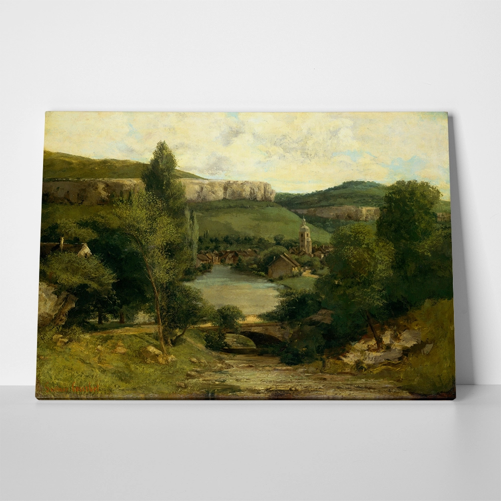 Πινακας Σε Καμβά GUSTAVE COURBET – VIEW OF ORNANS