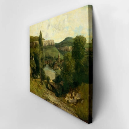 Πινακας Σε Καμβά GUSTAVE COURBET – VIEW OF ORNANS - Gustave Courbet Sticky 3