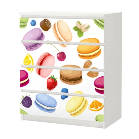Αυτοκόλλητο Συρταριέρας MACARONS - Αυτοκολλητα επιπλων Sticky 3