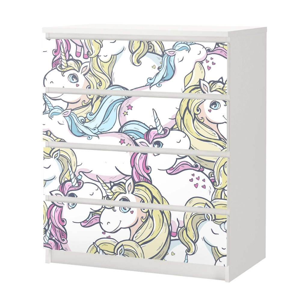 Αυτοκόλλητο Συρταριέρας MAGIC UNICORN