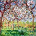 Τετράγωνος Πίνακας MONET - PRINTEMPS A GIVERNY