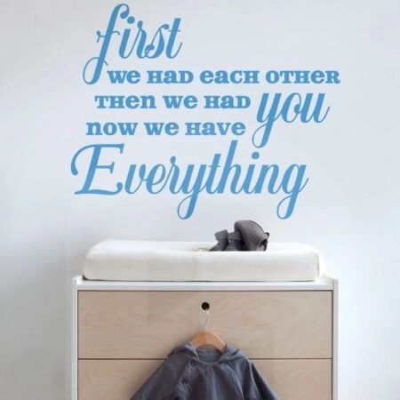Aυτοκόλλητο τοίχου NOW WE HAVE EVERYTHING - Βρεφικα & Παιδικά
