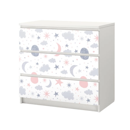 Αυτοκόλλητο Συρταριέρας NURSERY PATTERN - Αυτοκολλητα επιπλων Sticky 2