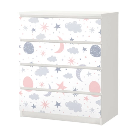 Αυτοκόλλητο Συρταριέρας NURSERY PATTERN - Αυτοκολλητα επιπλων Sticky 3