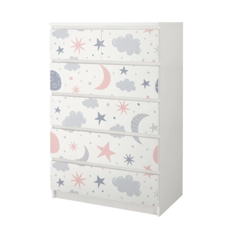 Αυτοκόλλητο Συρταριέρας NURSERY PATTERN - Αυτοκολλητα επιπλων Sticky 4