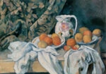 Πίνακας PAUL CEZANNE - STILL LIFE WITH A CURTAIN