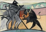 Πίνακας σε καμβά PICASSO - BULLFIGHT