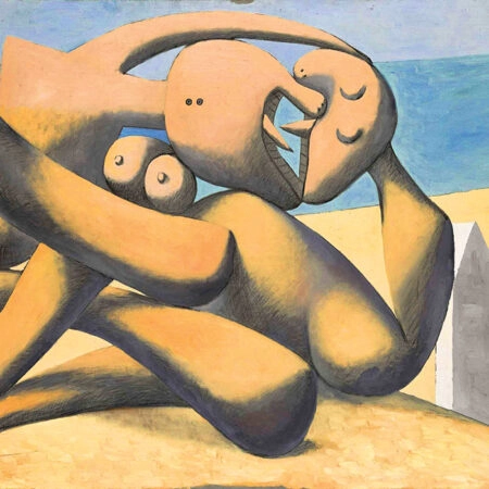 Πίνακας σε καμβά PICASSO - FIGURES AT THE SEASIDE - Pablo Picasso Sticky 6