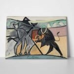 Πίνακας σε καμβά PICASSO - BULLFIGHT
