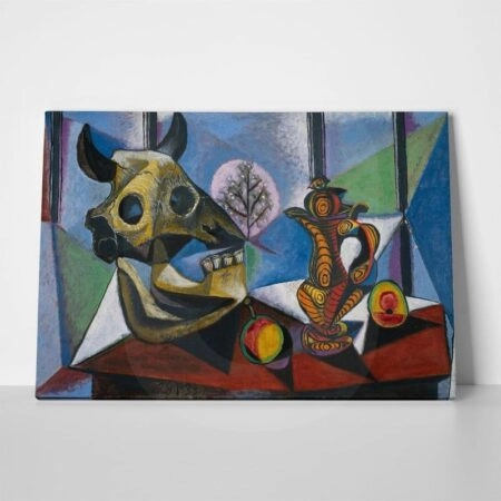 Πίνακας σε καμβά PICASSO - BULL SKULL - Pablo Picasso Sticky 1
