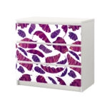 Αυτοκόλλητο Συρταριέρας PURPLE BANANA LEAVES
