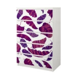 Αυτοκόλλητο Συρταριέρας PURPLE BANANA LEAVES