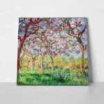 Τετράγωνος Πίνακας MONET - PRINTEMPS A GIVERNY