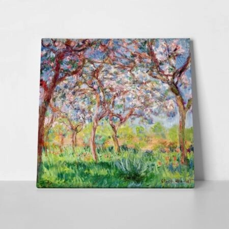 Τετράγωνος Πίνακας MONET - PRINTEMPS A GIVERNY - Monet Claude Sticky 1