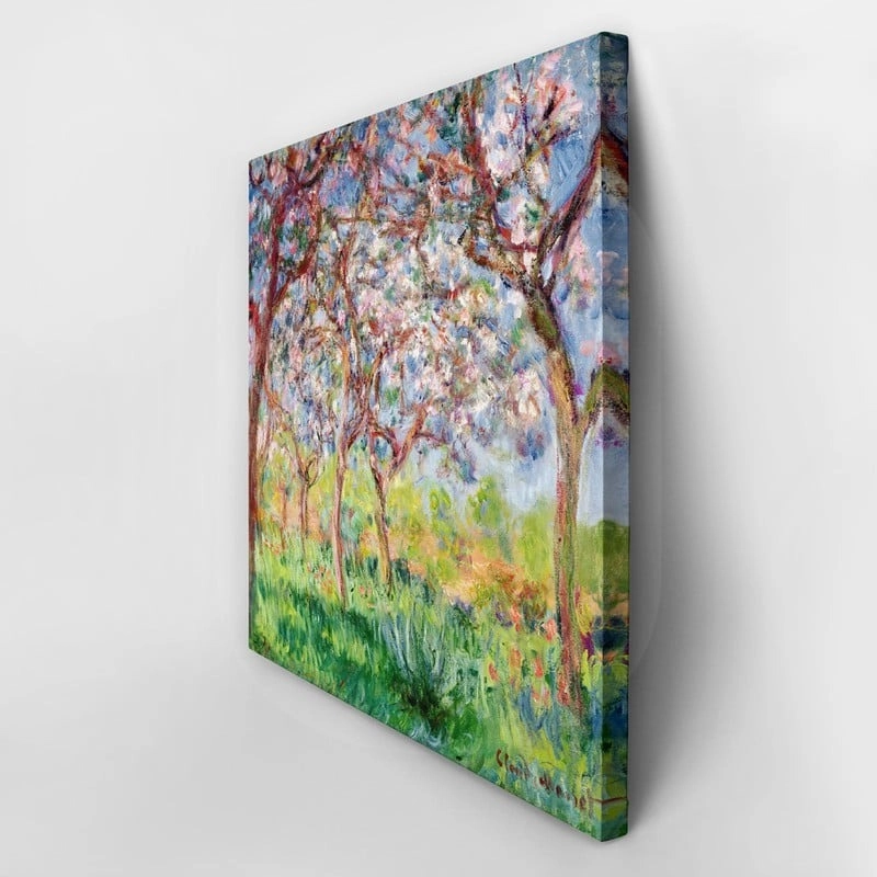 Τετράγωνος Πίνακας MONET - PRINTEMPS A GIVERNY