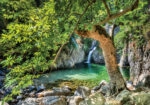 Πινακας σε καμβά SAMOTHRAKI VATHRES WATERFALLS GREECE