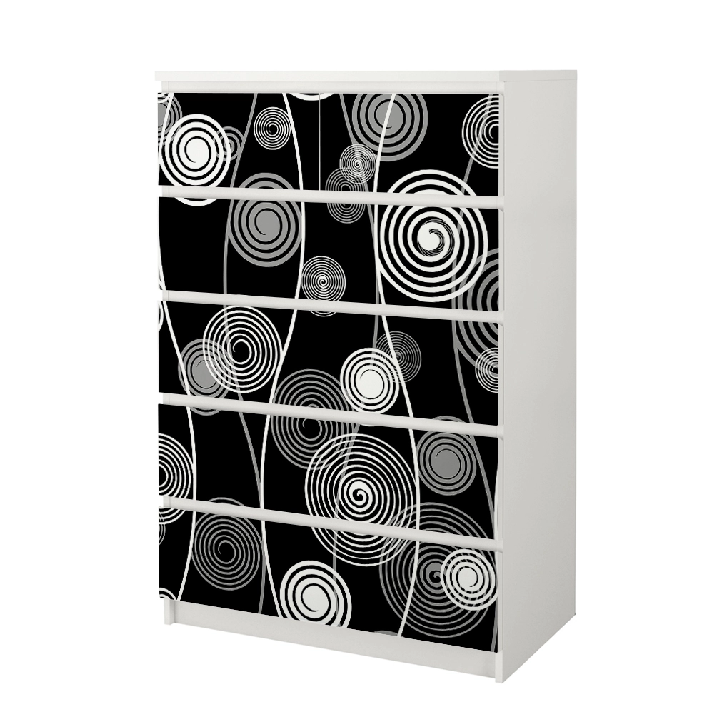 Αυτοκόλλητο Συρταριέρας SPIRALS