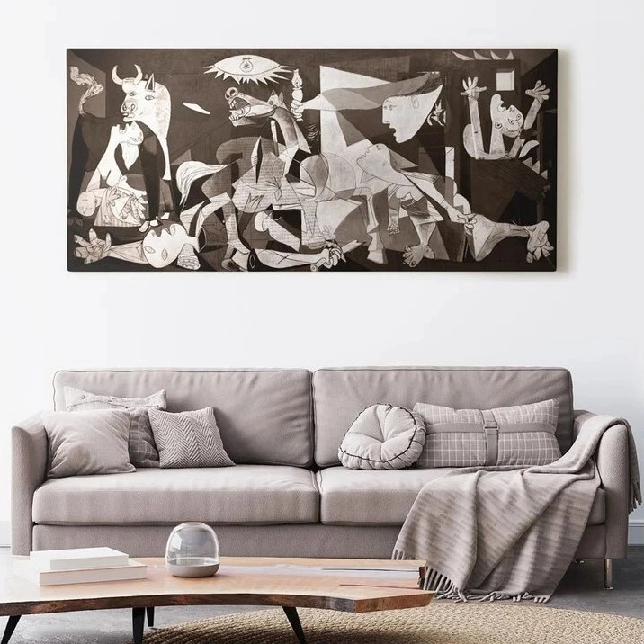 OUTLET Πίνακας σε καμβά PICASSO - GUERNICA 90cm x 40cm