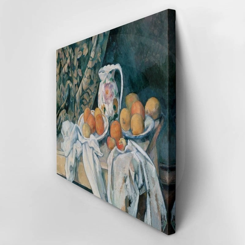 Πίνακας PAUL CEZANNE - STILL LIFE WITH A CURTAIN