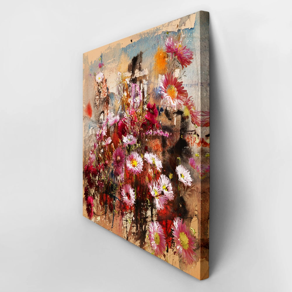 Πίνακας Τετράγωνος AUTUMN FLOWERS