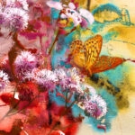 Πίνακας Τετράγωνος BUTTERFLY MEDIA