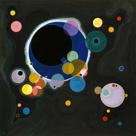 Πίνακας σε καμβά KANDINSKY - SEVERAL CIRCLES - Wassily Kandinsky Sticky 7