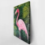 Πινακας σε καμβά WATERCOLOR FLAMINGO