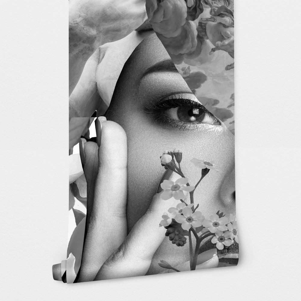 Αυτοκόλλητη Ταπετσαρία τοίχου BAROQUE COLLAGE