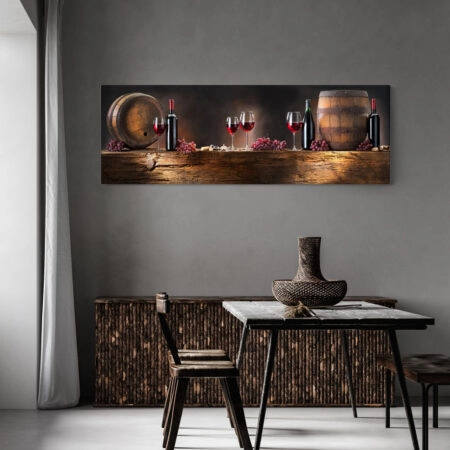 Πίνακας Πανοραμικός BARREL WINE - Food and Drink