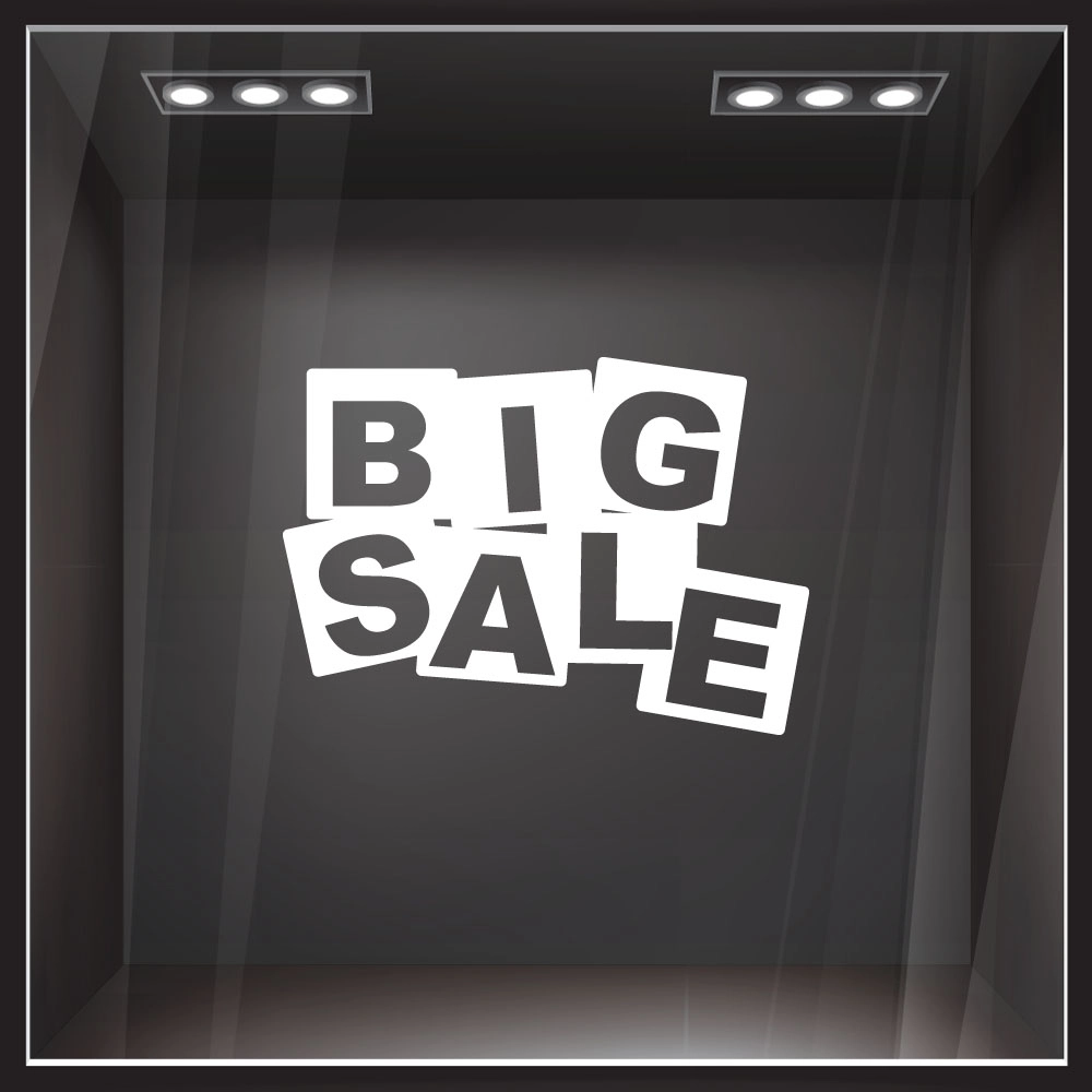 Αυτοκολλητο Εκπτωσεων BIG SALE