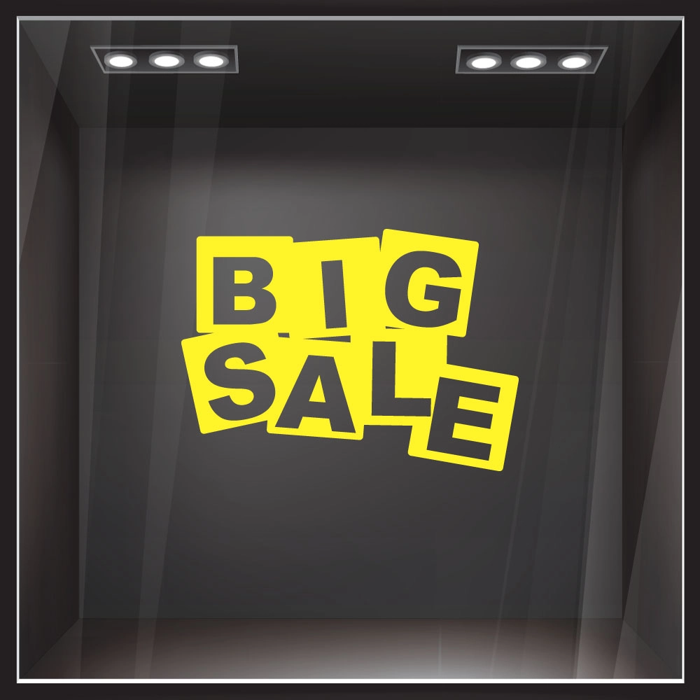 Αυτοκολλητο Εκπτωσεων BIG SALE
