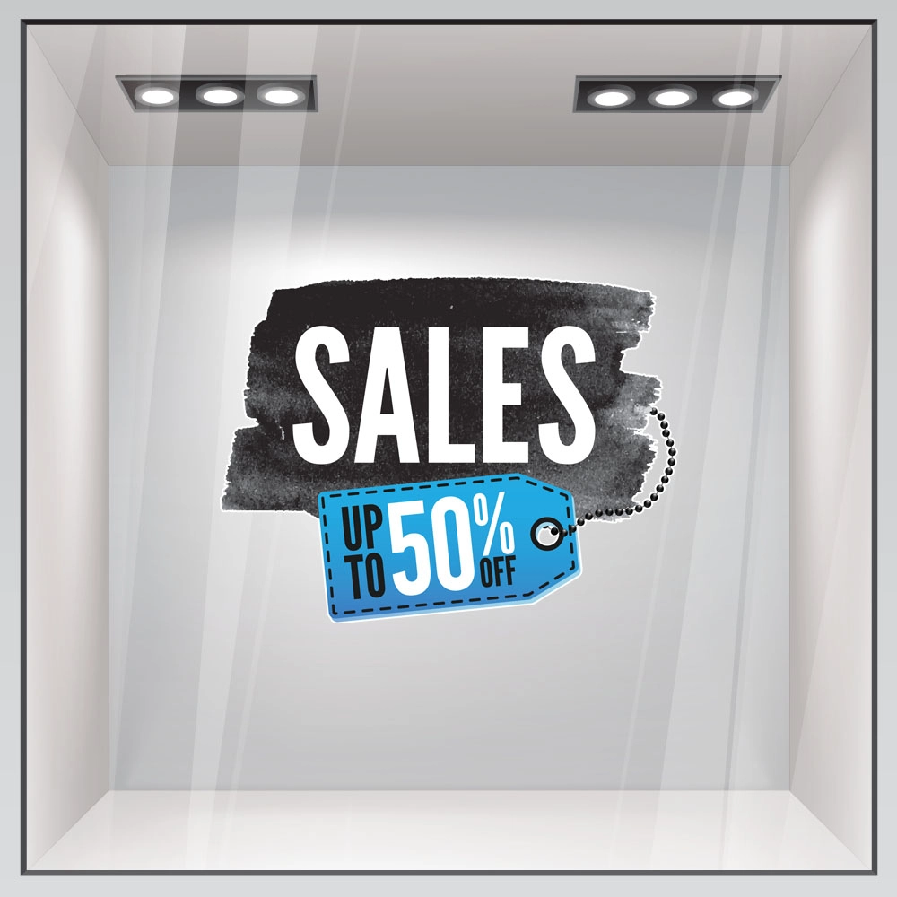 Αυτοκολλητο Εκπτωσεων SALES C59
