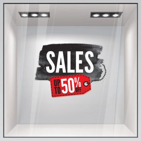 Αυτοκολλητο Εκπτωσεων SALES C59 - Αυτοκόλλητα εκπτώσεων Sticky 1