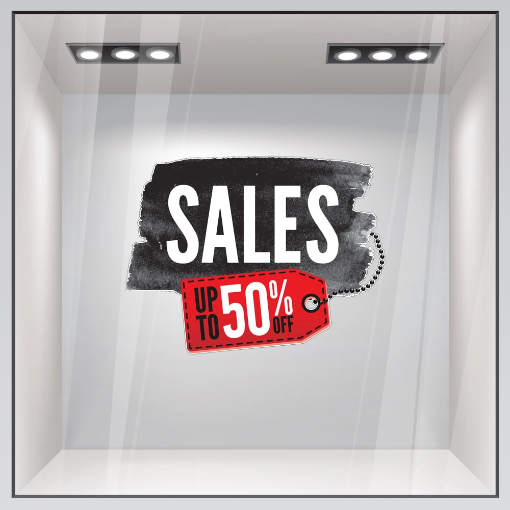 Αυτοκολλητο Εκπτωσεων SALES C59