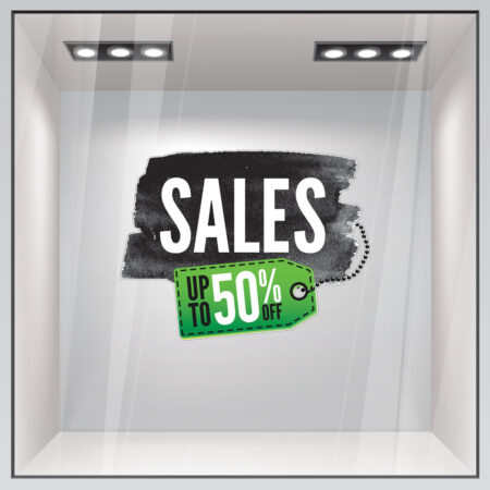 Αυτοκολλητο Εκπτωσεων SALES C59 - Αυτοκόλλητα εκπτώσεων Sticky 2