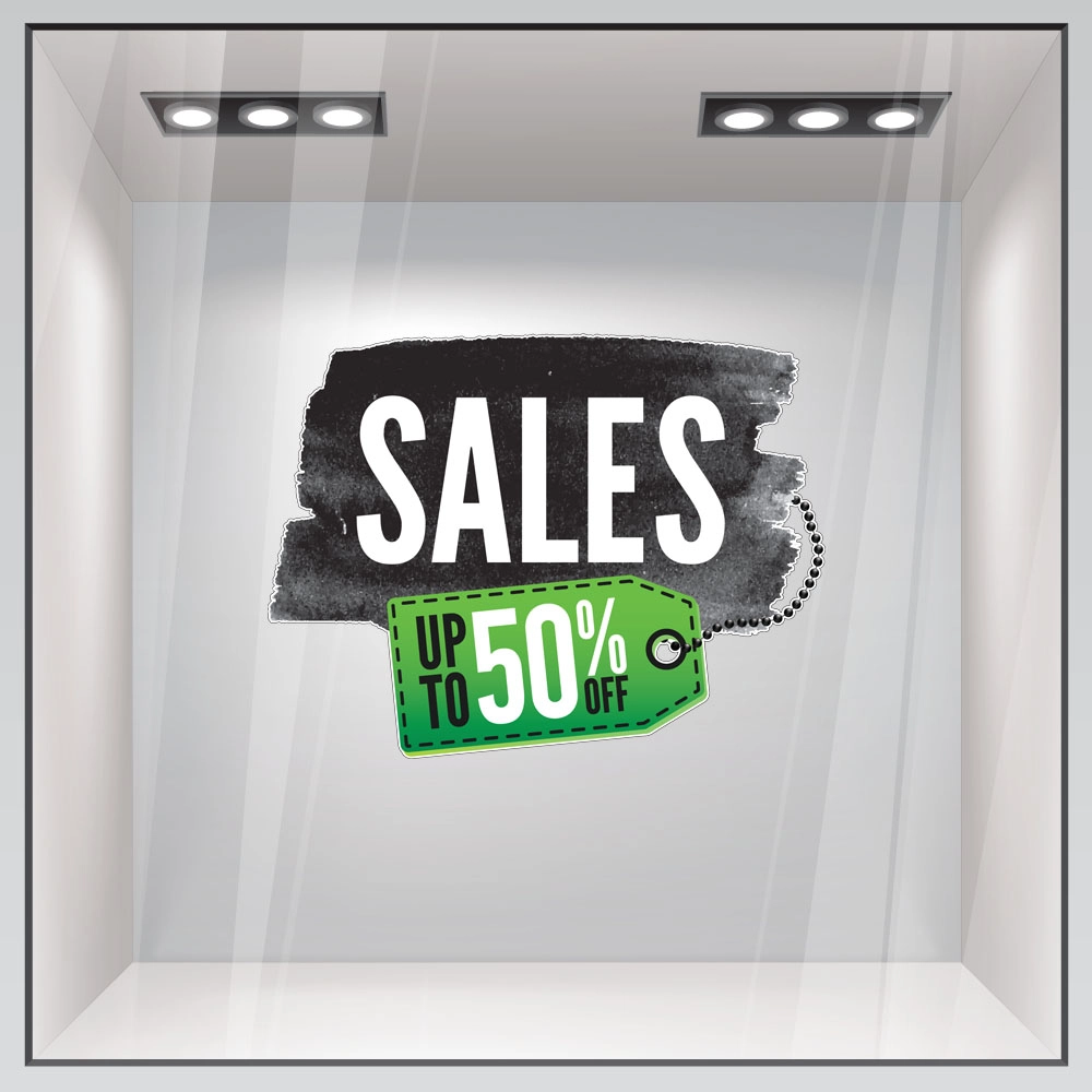 Αυτοκολλητο Εκπτωσεων SALES C59