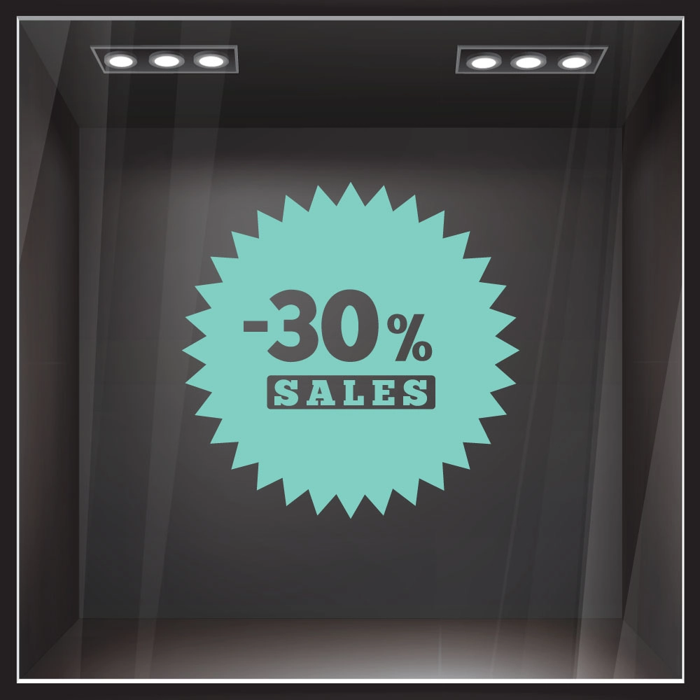 Αυτοκολλητο Εκπτωσεων SALES 49