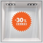 Αυτοκολλητο Εκπτωσεων SALES 49