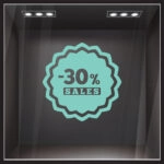 Αυτοκολλητο Εκπτωσεων SALES 50