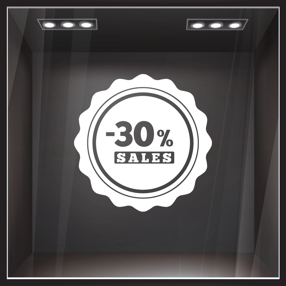 Αυτοκολλητο Εκπτωσεων SALES 51