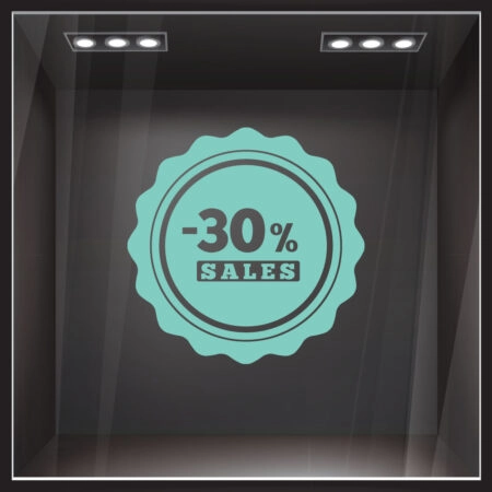 Αυτοκολλητο Εκπτωσεων SALES 51 - Αυτοκόλλητα εκπτώσεων Sticky 4