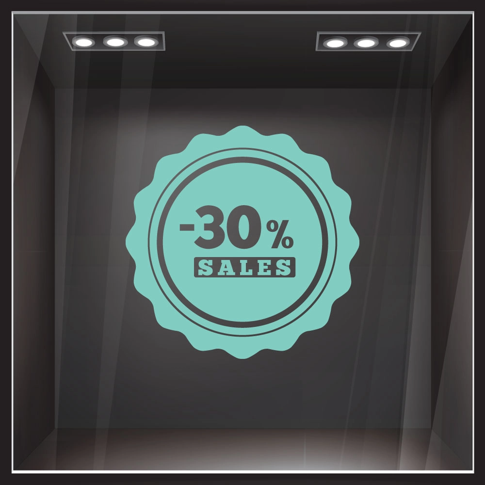 Αυτοκολλητο Εκπτωσεων SALES 51