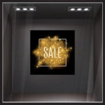Αυτοκολλητο Εκπτωσεων GLITTER SALES