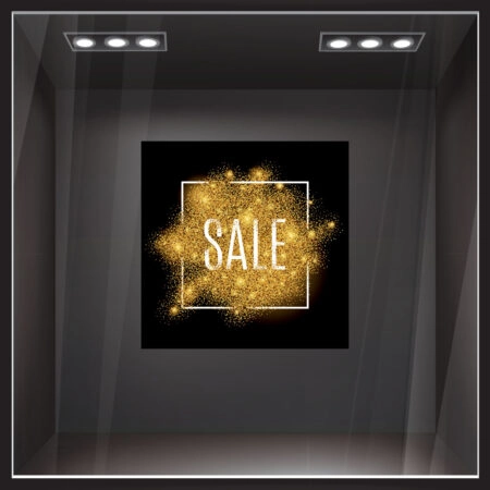 Αυτοκολλητο Εκπτωσεων GLITTER SALES - Αυτοκόλλητα εκπτώσεων