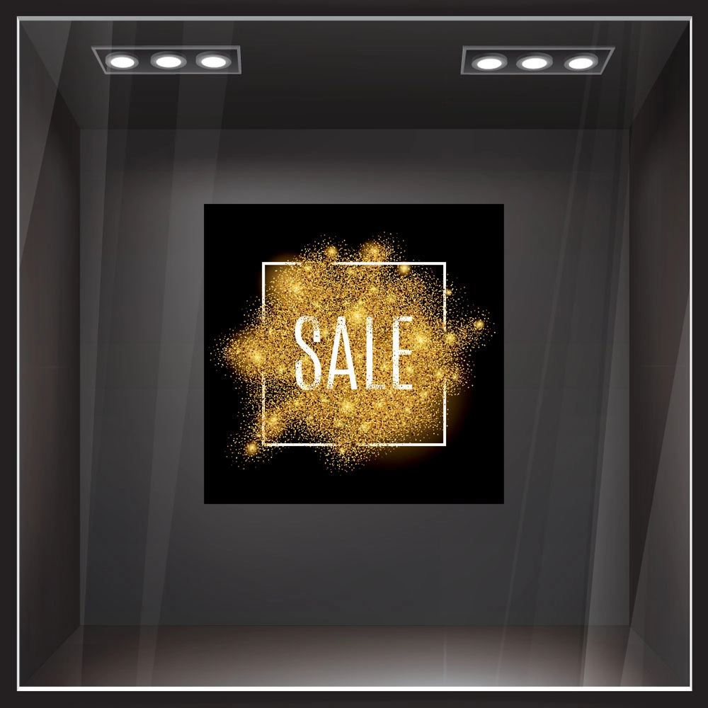 Αυτοκολλητο Εκπτωσεων GLITTER SALES