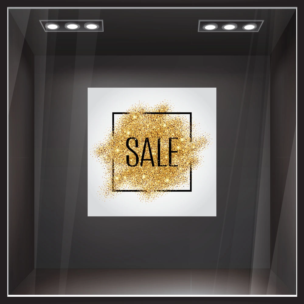 Αυτοκολλητο Εκπτωσεων GLITTER SALES
