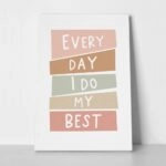 Πινακας σε καμβά I DO MY BEST