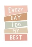 Πινακας σε καμβά I DO MY BEST