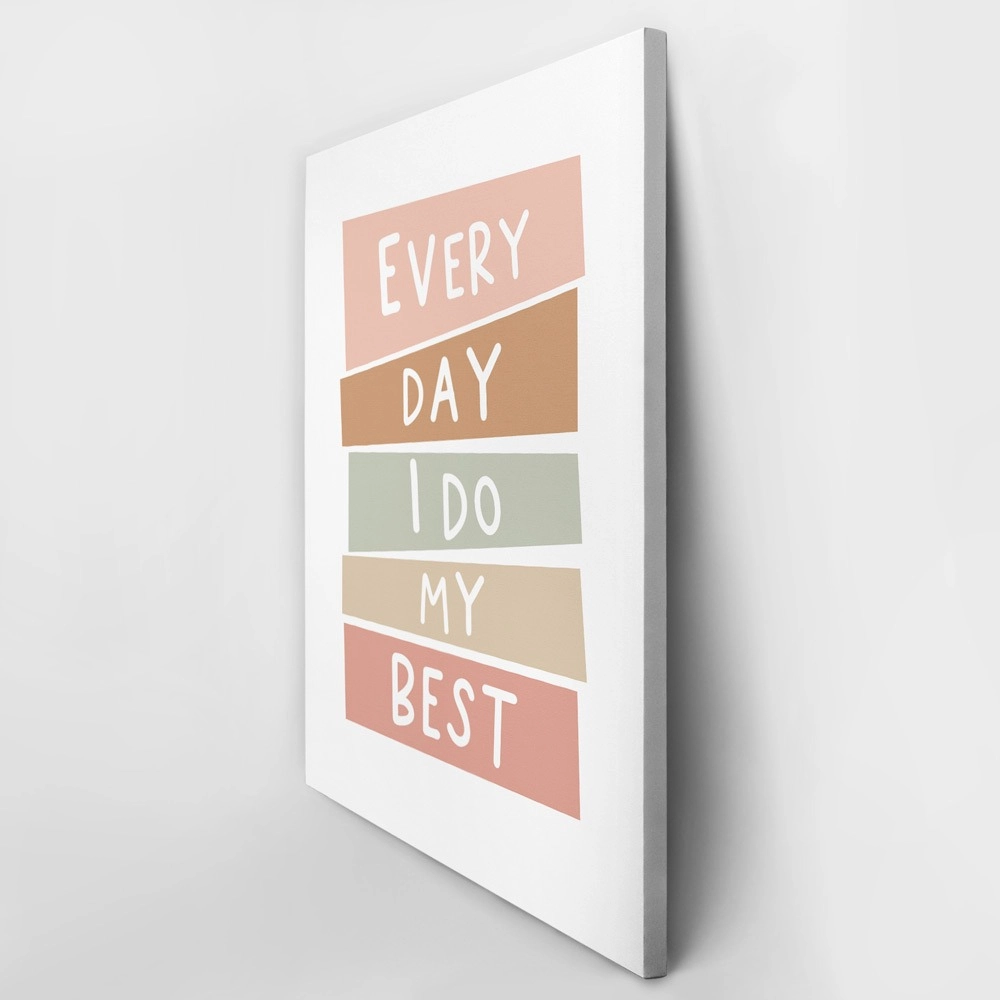 Πινακας σε καμβά I DO MY BEST