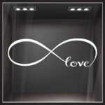 Αυτοκόλλητο βιτρίνας INFINITE LOVE